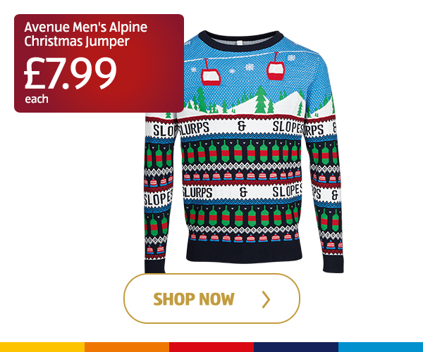 Avenue Men's Alpine Christmas Jumper - Shop Now