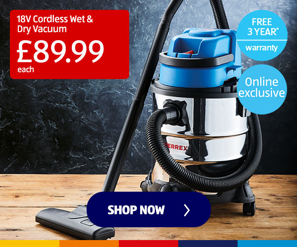 18V Cordless Wet & Dry Vacuum - Shop Now