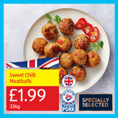 Sweet Chilli Meatballs - 1.99 336g