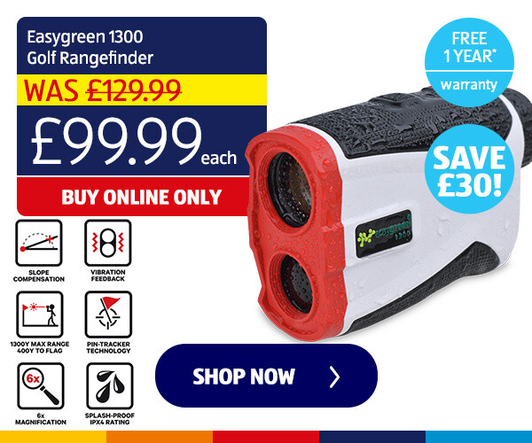 Easygreen 1300 Golf Rangefinder - was 129.99, now 99.99 each