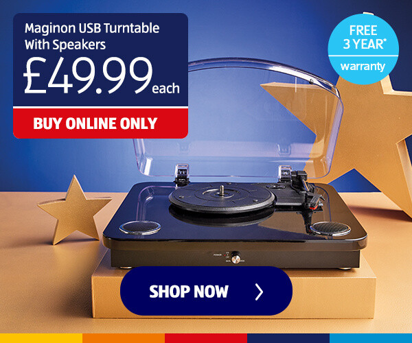 Maginon USB Turntable With Speakers