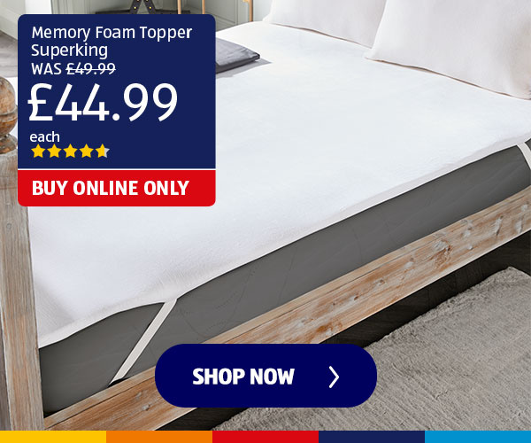 Memory Foam Topper Superking - Shop Now