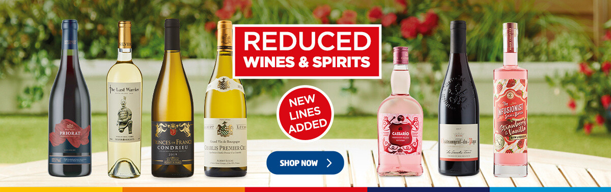 Reduced Wines & Spirits