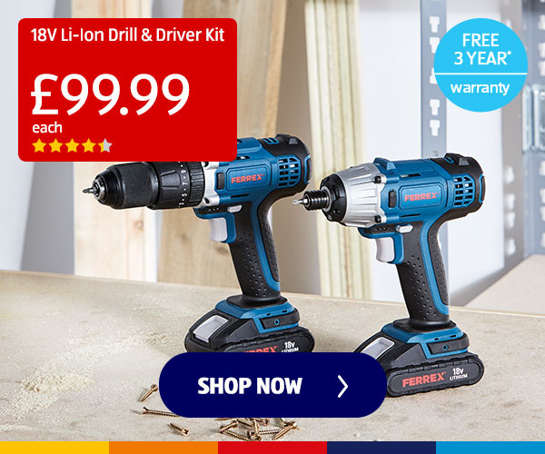 18V Li-Ion Drill & Driver Kit - Shop Now 