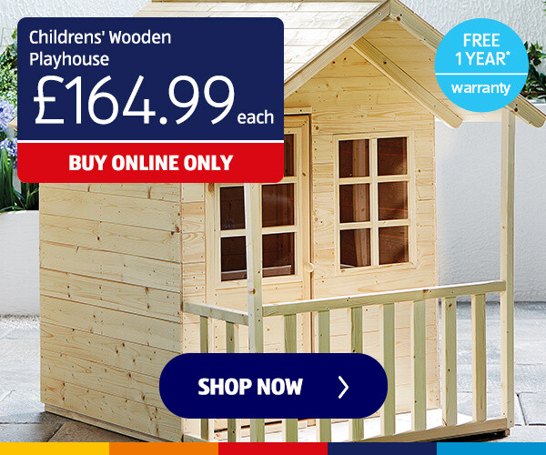 Childrens' Wooden Playhouse - Shop Now