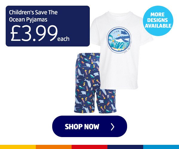 Children's Save The Ocean Pyjamas