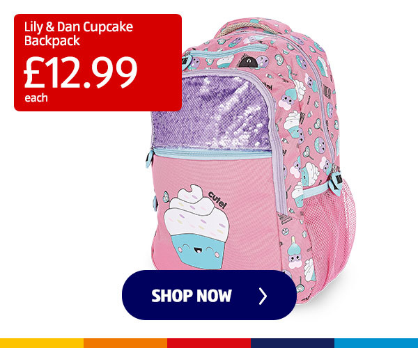 Lily & Dan Cupcake Backpack - Shop Now 
