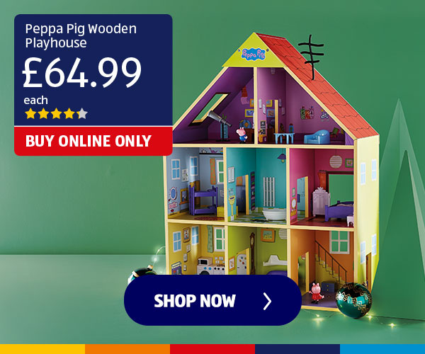Peppa Pig Wooden Playhouse - Shop Now