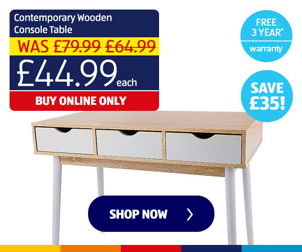 Contemporary Wooden Console Table