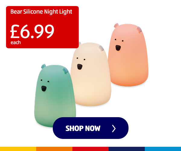 Bear Silicone Night Light - Shop Now