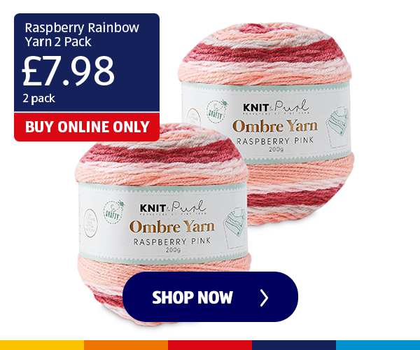 Raspberry Rainbow Yarn 2 Pack - Shop Now