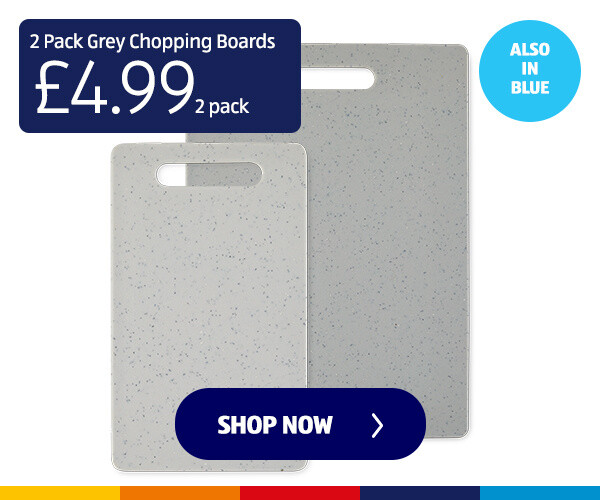 2 Pack Grey Chopping Boards