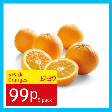 5 Pack Oranges