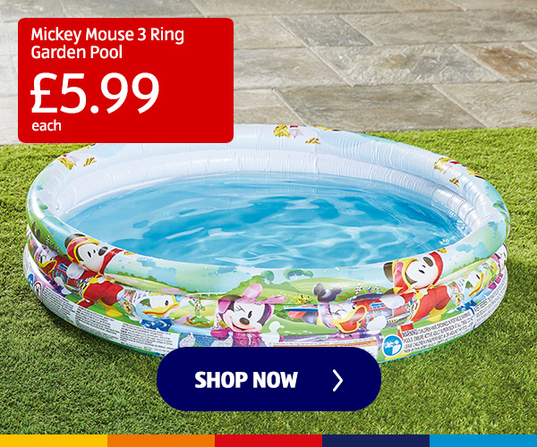 Mickey Mouse 3 Ring Garden Pool - Shop Now