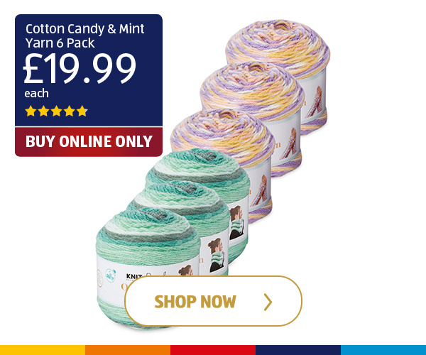 Cotton Candy & Mint Yarn 6 Pack - Shop Now