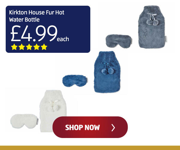 Kirkton House Fur Hot Water Bottle