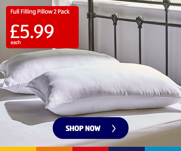 Full Filling Pillow 2 Pack - Shop Now