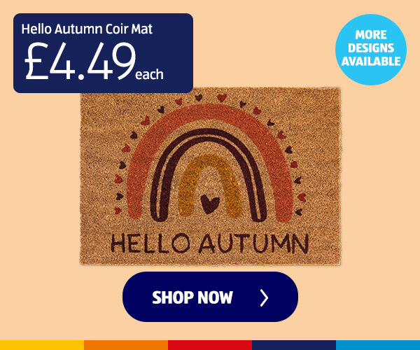 Hello Autumn Coir Mat