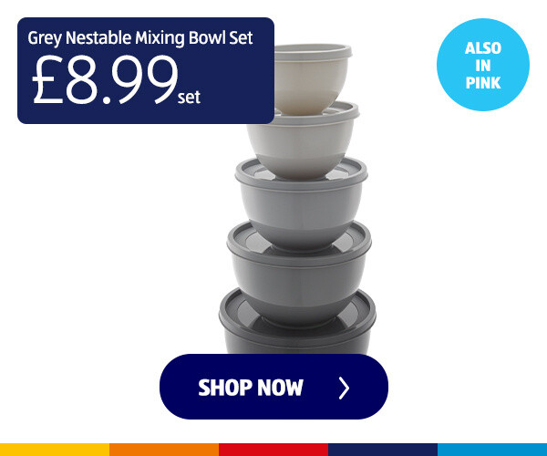 Grey Nestable Mixing Bowl Set