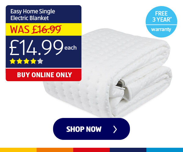 Easy Home Single Electric Blanket - Shop Now