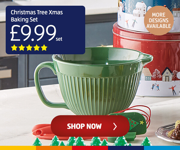 Christmas Tree Xmas Baking Set