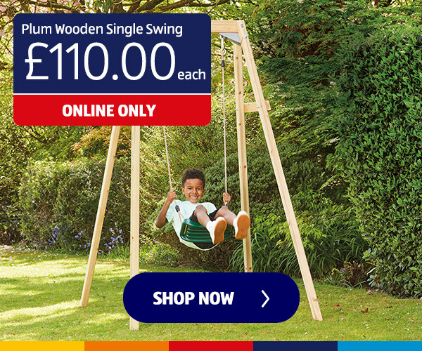 Plum Wooden Single Swing