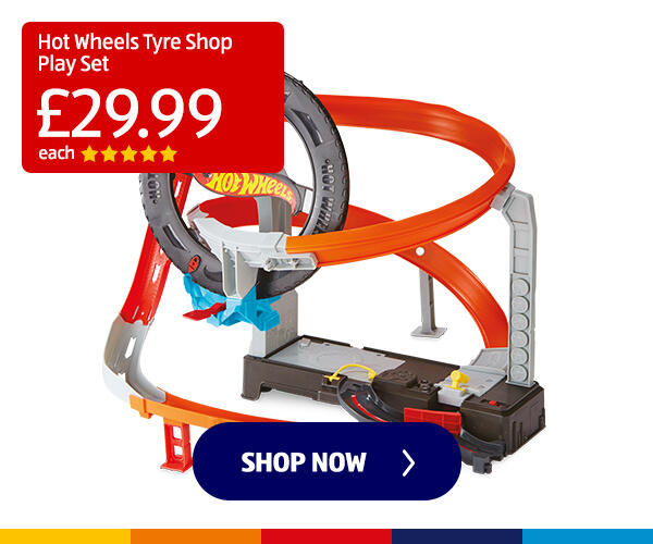 Hot Wheels Tyre Shop Play Set - Shop Now