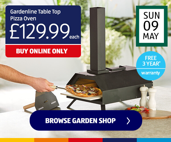 Gardenline Table Top Pizza Oven - Shop Now