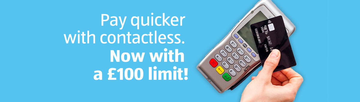 Pay quicker with contactless