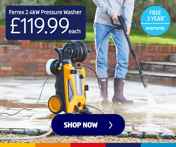 Ferrex 2.4kW Pressure Washer