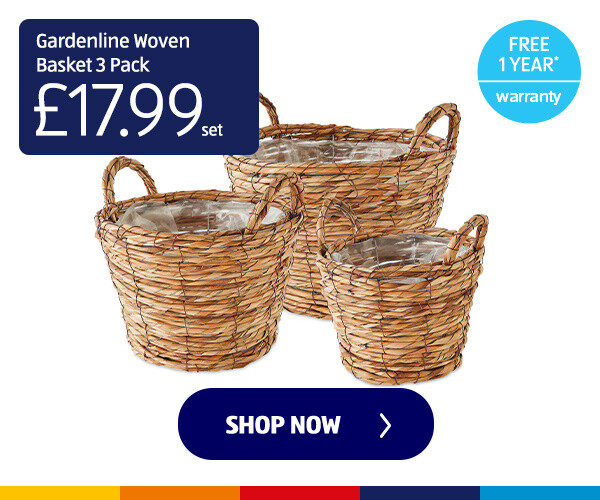 Gardenline Woven Basket 3 Pack