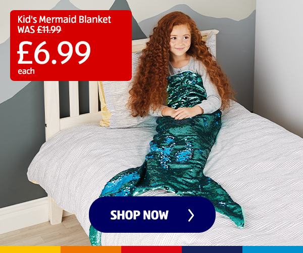 Kid's Mermaid Blanket - Shop Now