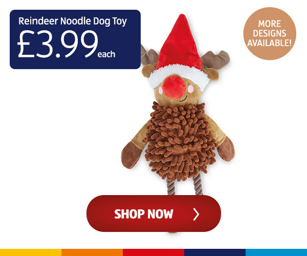 Reindeer Noodle Dog Toy