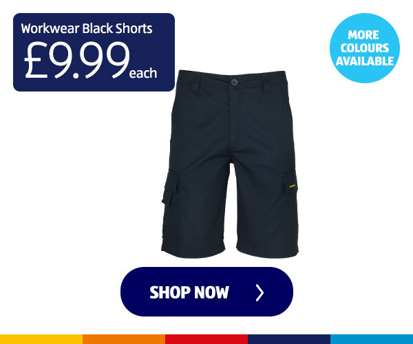 Workwear Black Shorts