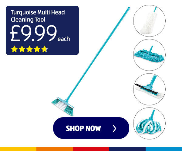 Turquoise Multi Head Cleaning Tool - Shop Now