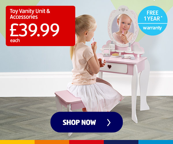 Toy Vanity Table And Stool - Shop Now