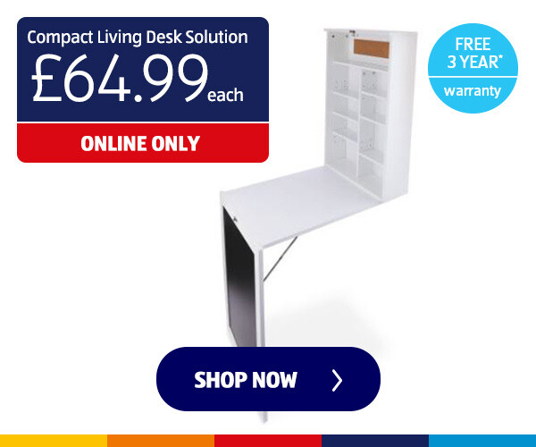 Compact Living Desk Solution