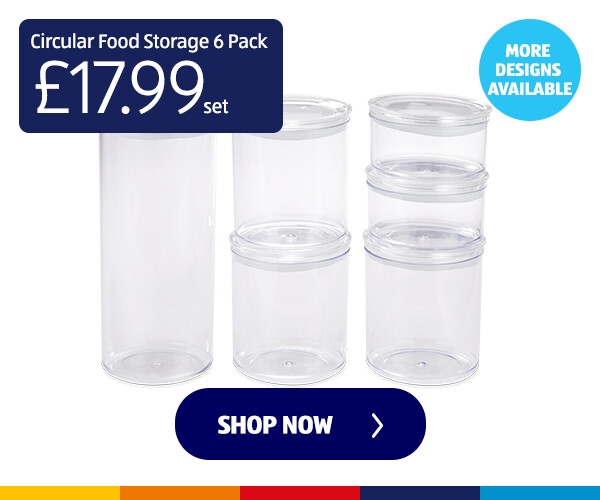 Circular Food Storage 6 Pack