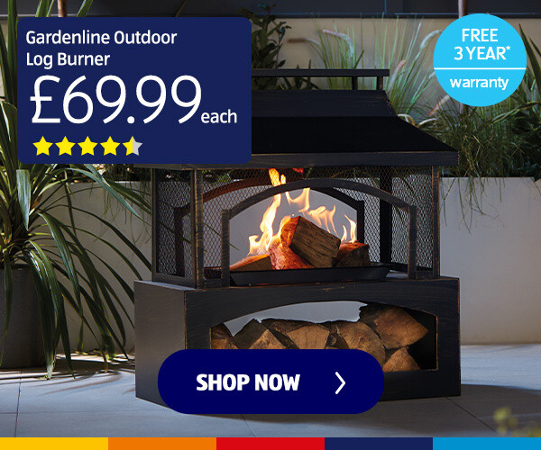 Gardenline Outdoor Log Burner