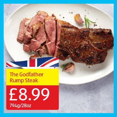 The Godfather Rump Steak - 8.99 794g/28oz
