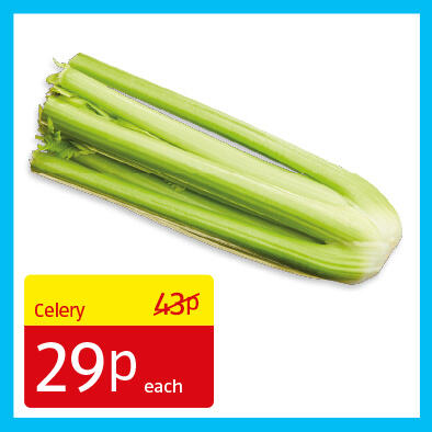 Celery - 29p each