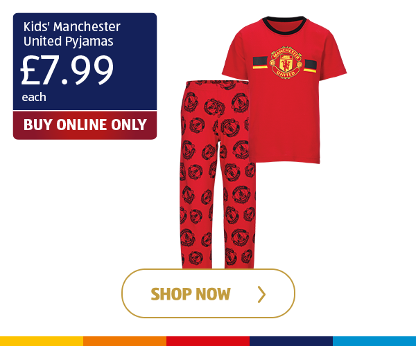 Kids' Manchester United Pyjamas - Shop Now