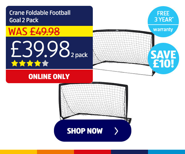 Crane Foldable Football Goal 2 Pack