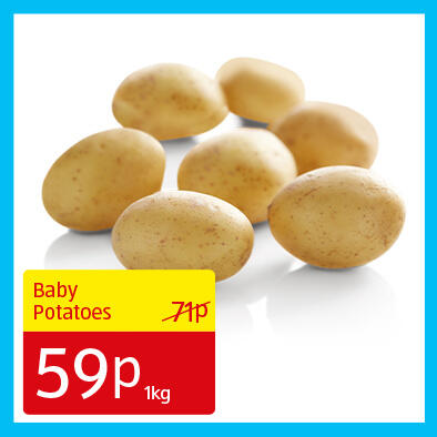 Baby Potatoes - 59p 1kg