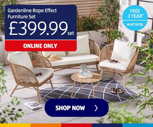 Gardenline Rope Effect Furniture Set