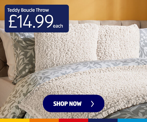 Teddy Boucle Throw