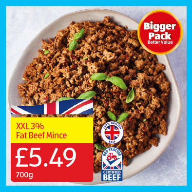 XXL 3% Fat Beef Mince