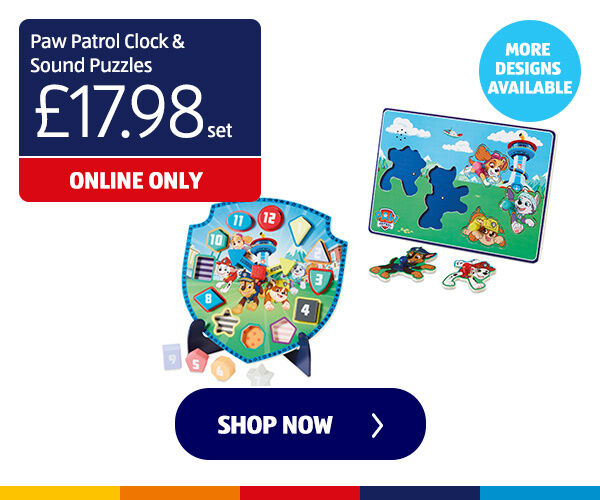 Paw Patrol Clock & Sound Puzzles