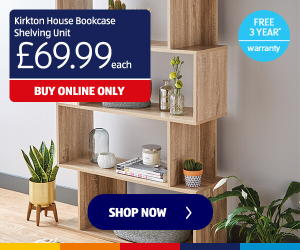 Kirkton House Bookcase Shelving Unit