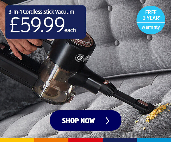 3-In-1 Cordless Stick Vacuum